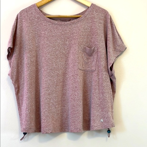 Avalanche Outdoor Supply Women’s Adjustable Drawstring Back T-Shirt Pink Sz XL - Picture 1 of 8